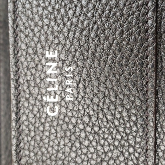 Celine Mini Bag in black pebble - Picture 2 of 14